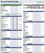 free excel monthly budget template